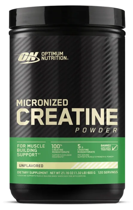 Optimum Nutrition Micronized Creatine Powder tub, unflavored, 120 servings